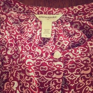 Banana Republic - short sleeve blouse